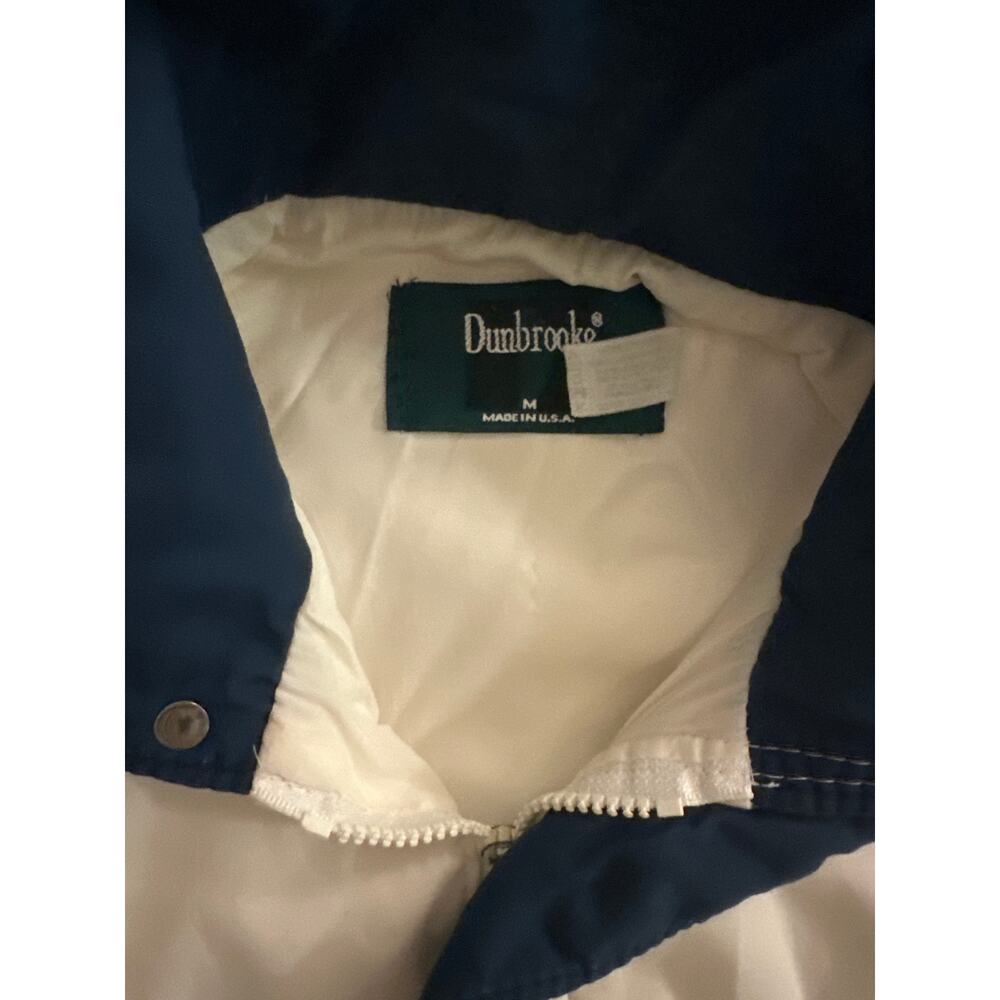 Vintage Dunbrooke Brunswick Max Bowling Jacket Mens M Red White Blue USA 80s - Picture 3 of 8